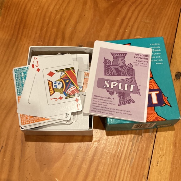 Adult Card Game Bundle/2 ROOK & SPLIT Complete in Box w/Instructions - Picture 4 of 5